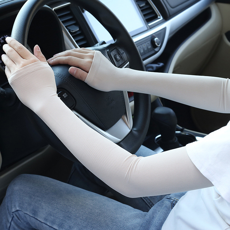 Tehase otsevarrukaga küünarnukikaitse suviseks päikesekaitseks meeste ja naiste jääkaitseks, õhukesed populaarsed käsivarrukad lahtised hulgimüügist