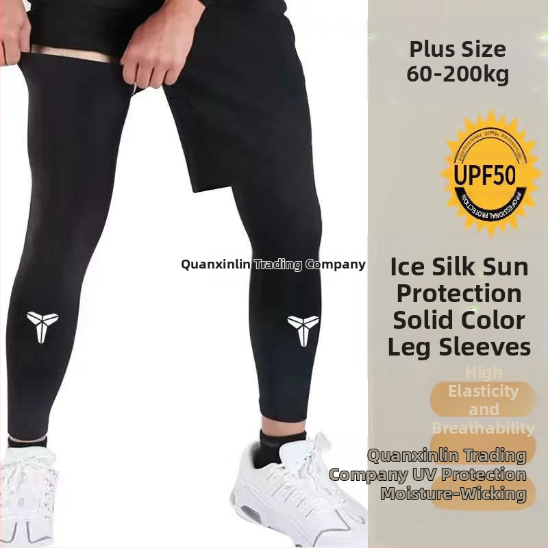 Ochranné návleky proti slnku Ice Silk, návleky na nohy, chrániče nôh s UV ochranou, návleky na ruky, chrániče kolien na basketbal, chrániče nôh, letné cyklistické vybavenie pre mužov a ženy
