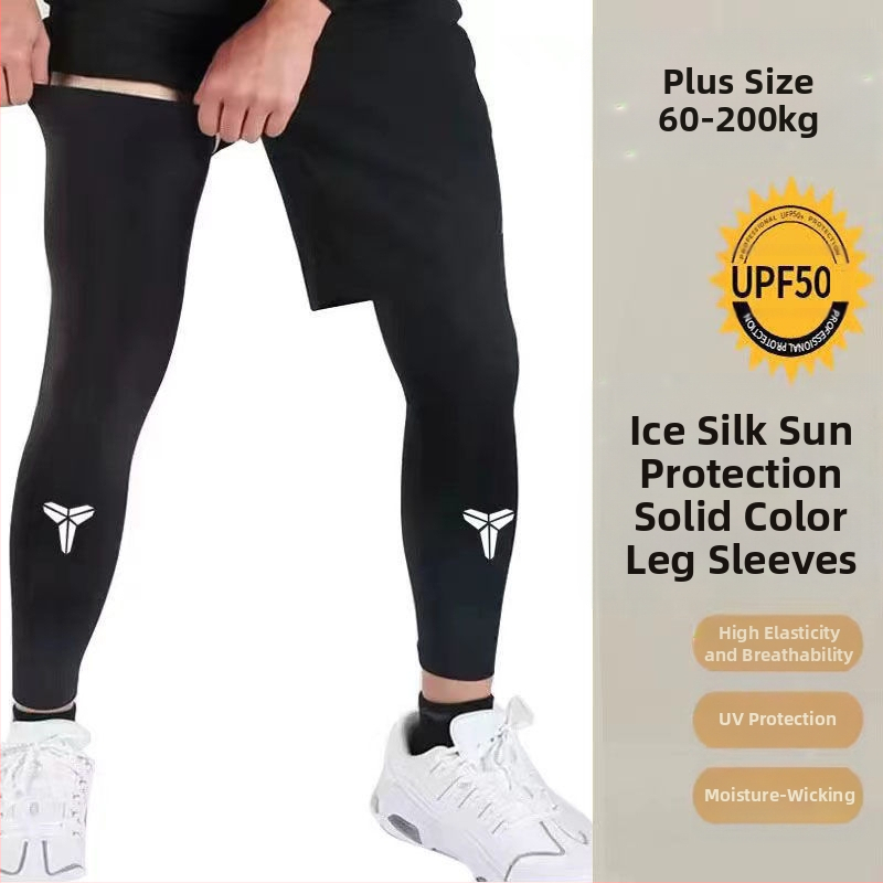 Ochranné návleky proti slnku Ice Silk, návleky na nohy, chrániče nôh s UV ochranou, návleky na ruky, chrániče kolien na basketbal, chrániče nôh, letné cyklistické vybavenie pre mužov a ženy