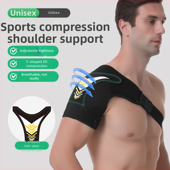 „Amazon“ vyrų ir moterų sportinis peties apmokamas kūno rengybos sunkumų kilnojimo peties patempimo reguliuojamas suspaudimo peties apmokamas peties periartrito skausmo apsaugas