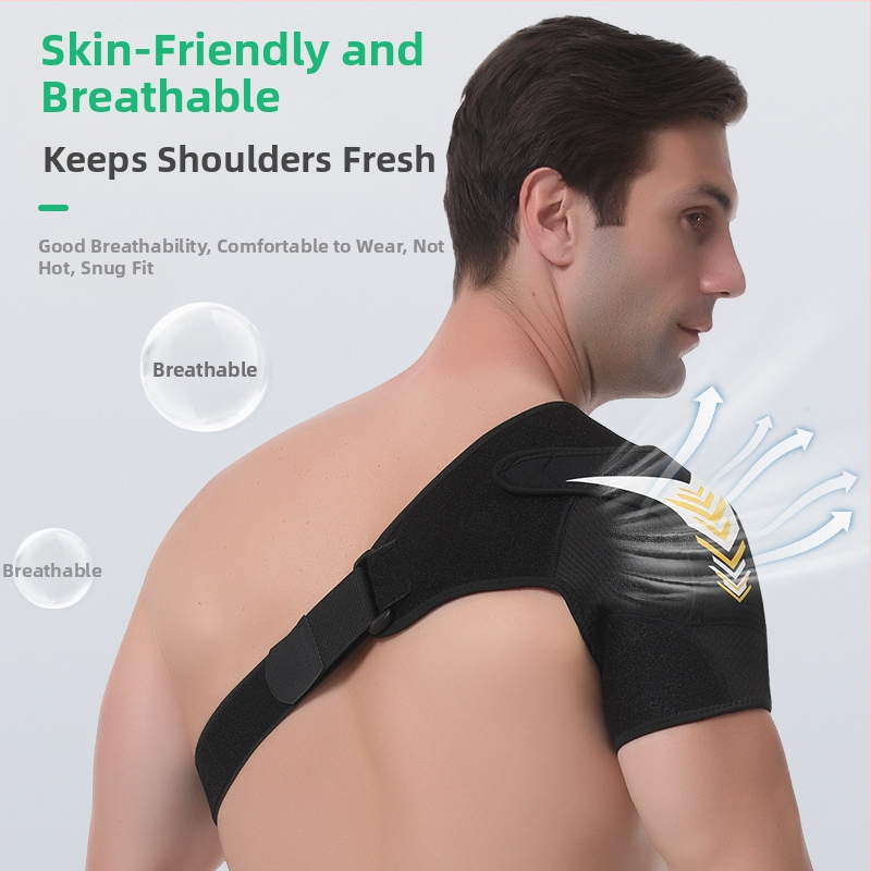 Amazon Мъжки и женски спортни протектори за рамо Paids Фитнес Вдигане на тежести Рамо Навяхване Регулируема компресия Рамо Paids Протектор за болка при раменен периартрит