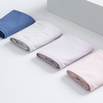 Kõrge vöökohaga puhtast puuvillast naiste menstruaalpüksid, lekkekindlad, laiendatud, pehmed hügieenilised aluspüksid, külglekkevastane