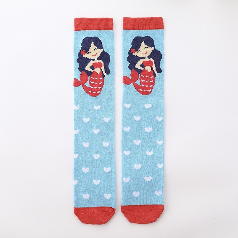 Čarape do sredine teleta za djevojčice u dobi od 3 do 12 godina, ravne čarape s jednorogom i crtanim filmovima preko koljena, proizvođači dječjih čarapa