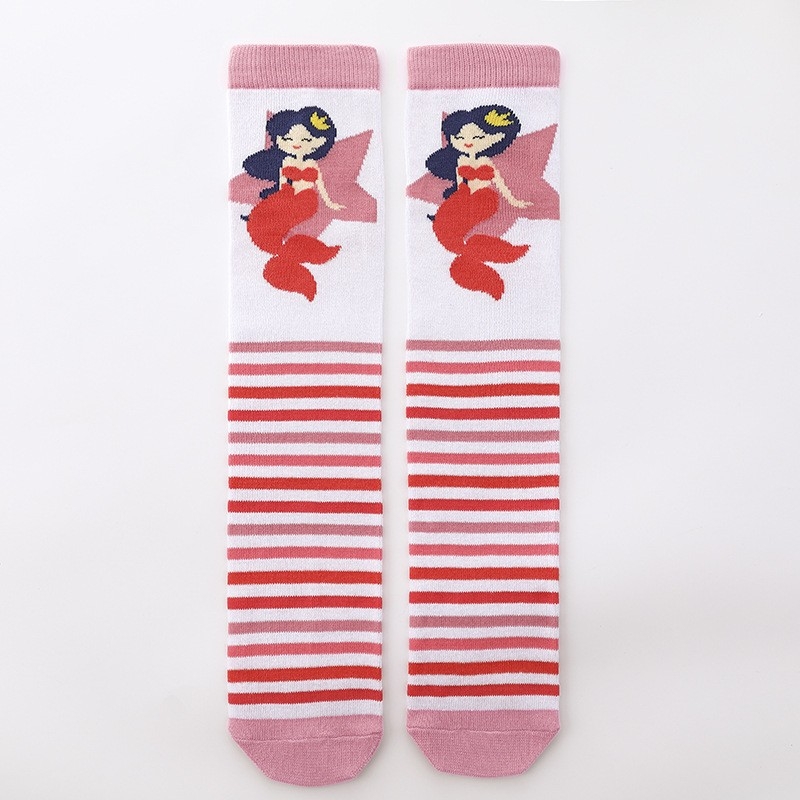 Čarape do sredine teleta za djevojčice u dobi od 3 do 12 godina, ravne čarape s jednorogom i crtanim filmovima preko koljena, proizvođači dječjih čarapa