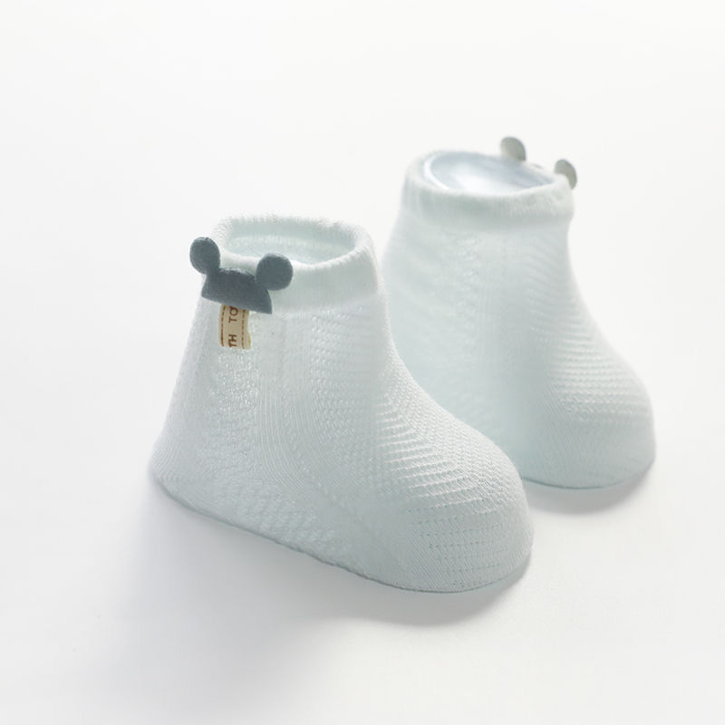 [Specialios] kūdikių kojinės, vasarinės, plonos, medvilninės, kvėpuojančios, trumpos, bekaulės, vaikiškos kojinės