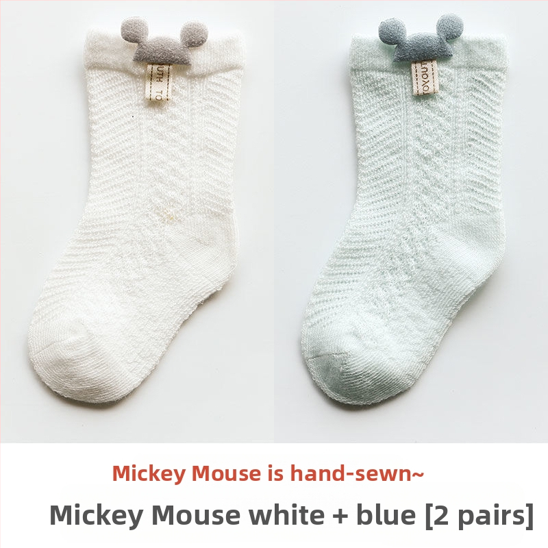 [Specialios] kūdikių kojinės, vasarinės, plonos, medvilninės, kvėpuojančios, trumpos, bekaulės, vaikiškos kojinės