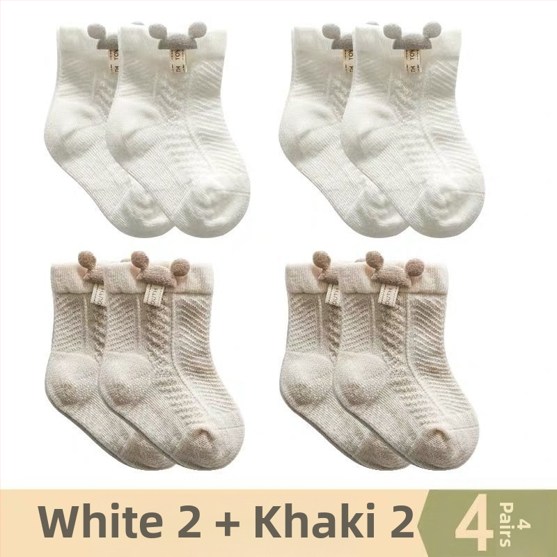 [Specialios] kūdikių kojinės, vasarinės, plonos, medvilninės, kvėpuojančios, trumpos, bekaulės, vaikiškos kojinės