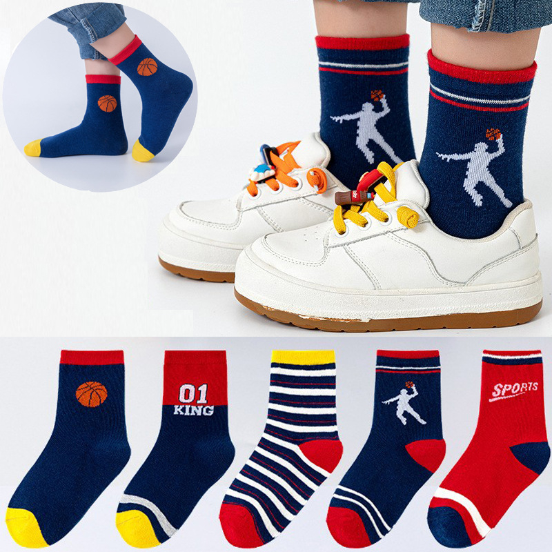 Sügis- ja talvesokid lastele, poistele ja tüdrukutele, kammitud puuvillased multifilmide dinosaurustega beebisokid, õpilaste sokid hulgimüügist