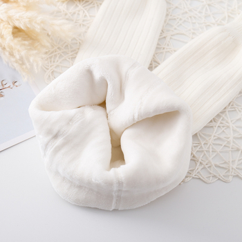 Κολάν για κορίτσια με επένδυση από φλις, παχύρρευστο, βρεφικό, βελούδινο, φθινόπωρο και χειμώνα 2024, μονόχρωμο