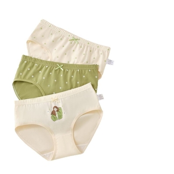 Εσώρουχα για κορίτσια από καθαρό βαμβάκι, κατηγορίας Α, τρίγωνο, μεσαίου και μεγάλου μεγέθους, 9-12 ετών, που δεν κόβουν τα οπίσθια