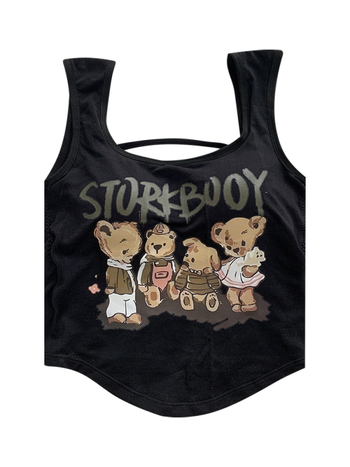 Γυναικείο αμάνικο καμιζόλα εσωτερικό ρούχο καλοκαίρι 2023, νέο κομψό τυπωμένο τοπ με καυτό αμερικανικό κοριτσίστικο στυλ