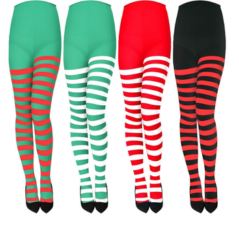 Pārrobežu Ziemassvētku Helovīna svītrainas krāsainas seksīgas ballītes masku ballītes dekorēšanas aksesuāri modes garās bikses