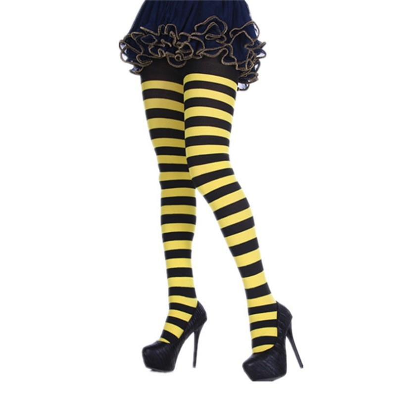 Pārrobežu Ziemassvētku Helovīna svītrainas krāsainas seksīgas ballītes masku ballītes dekorēšanas aksesuāri modes garās bikses