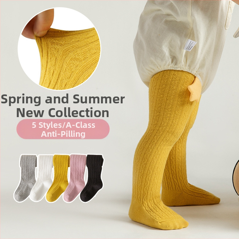 Veleprodaja Zhuji dječjih tajica, proljetni i jesenski stil, vanjska odjeća, integrirane hlače, dječje tajice od dugog pamuka, hlače s dječjim stopalima za djevojčice