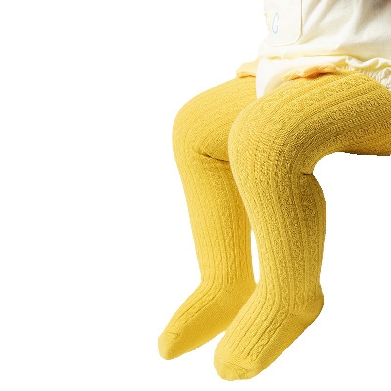 Veleprodaja Zhuji dječjih tajica, proljetni i jesenski stil, vanjska odjeća, integrirane hlače, dječje tajice od dugog pamuka, hlače s dječjim stopalima za djevojčice