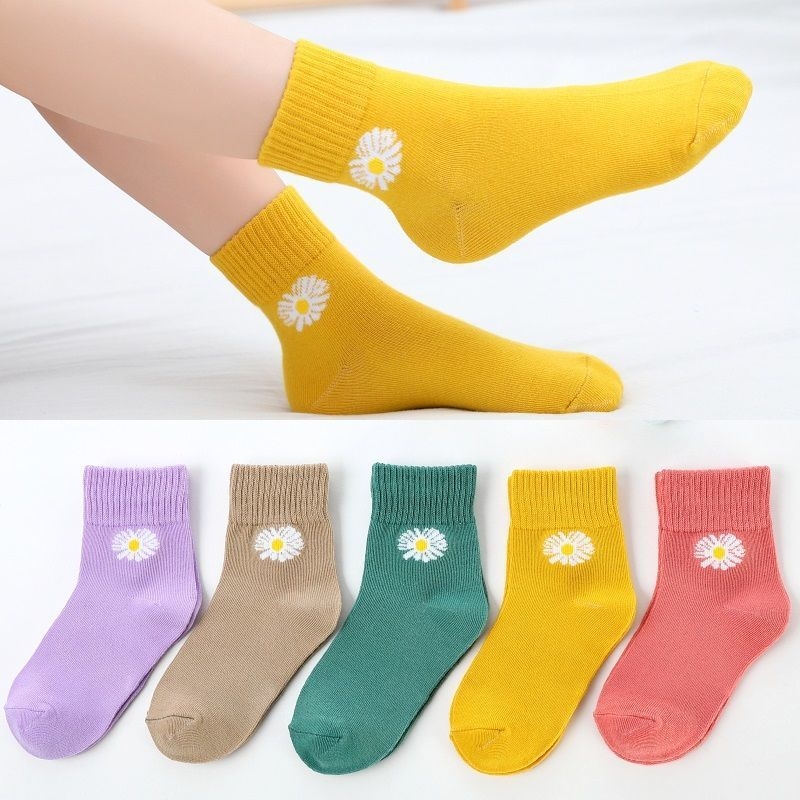 Bērnu zeķes Pavasara un rudens vidēja garuma zeķes Zēnu un meiteņu kokvilnas zeķes Korejiešu sporta zeķes jauniem skolēniem