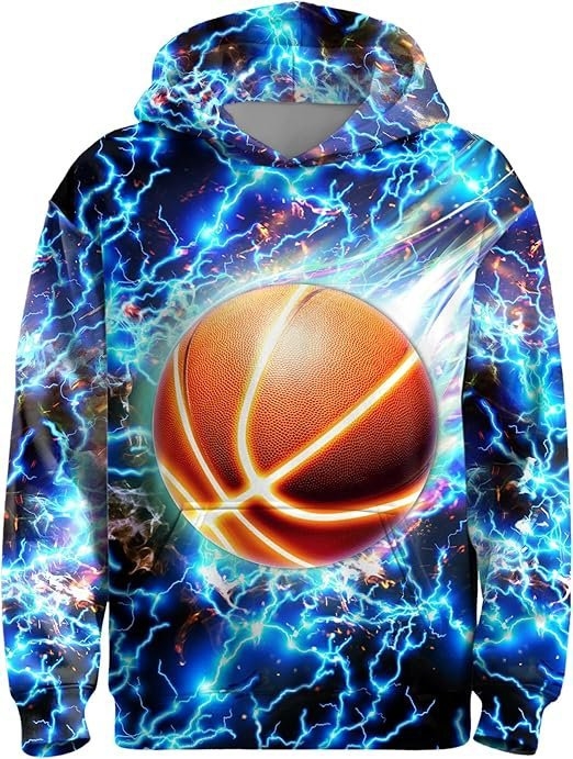 Amazoni piiriülene uus kuum pikkade varrukatega kapuutsiga 3D-digitaalprintimise spordiseeria laste rõivad lahtised džersid mehed