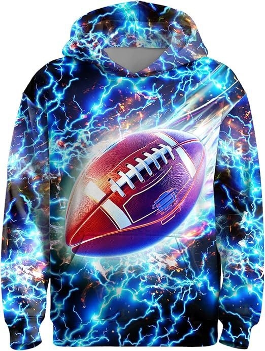 Amazoni piiriülene uus kuum pikkade varrukatega kapuutsiga 3D-digitaalprintimise spordiseeria laste rõivad lahtised džersid mehed