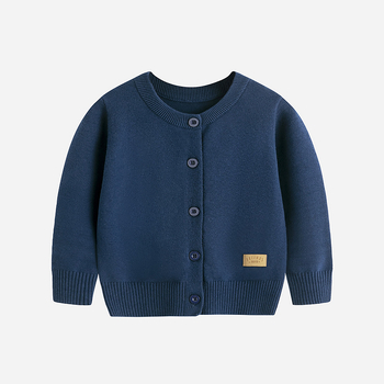 Uus kevad- ja sügisene Euroopa ja Ameerika stiilis laste kootud kardigan poistele, puhtast puuvillast kampsun väikelastele ja vanematele lastele