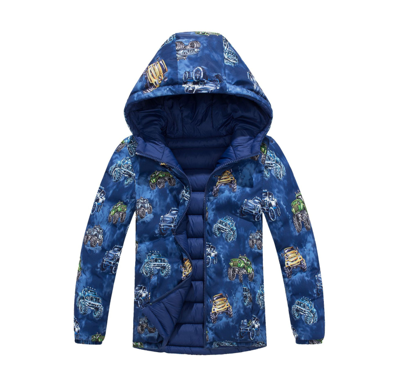 Ανδρικό και παιδικό υπαίθριο παλτό με επένδυση από βαμβάκι, τρισδιάστατη εκτύπωση, ανοιχτό στήθος με φερμουάρ, διπλής όψης, επένδυση από βαμβάκι, πλυμένο μπουφάν με επένδυση από βαμβάκι