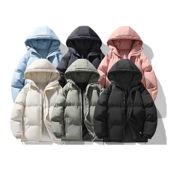 Chao Чисто ново стилно памучно подплатено палто за мъже, зимно удебелено топло памучно подплатено палто, костюм за хляб с качулка за двойки, памучно подплатено палто за младежи