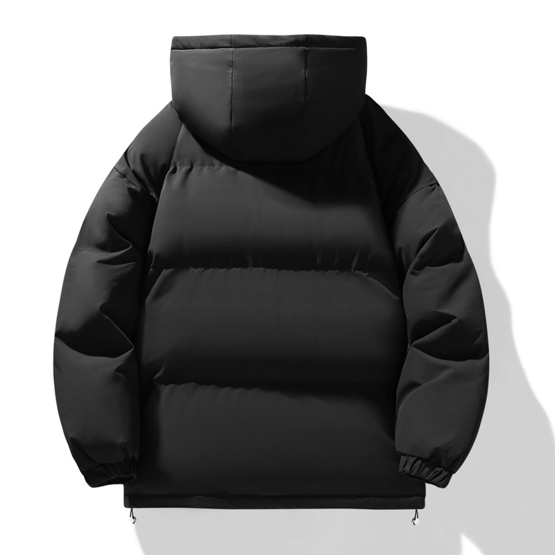 Chao Чисто ново стилно памучно подплатено палто за мъже, зимно удебелено топло памучно подплатено палто, костюм за хляб с качулка за двойки, памучно подплатено палто за младежи