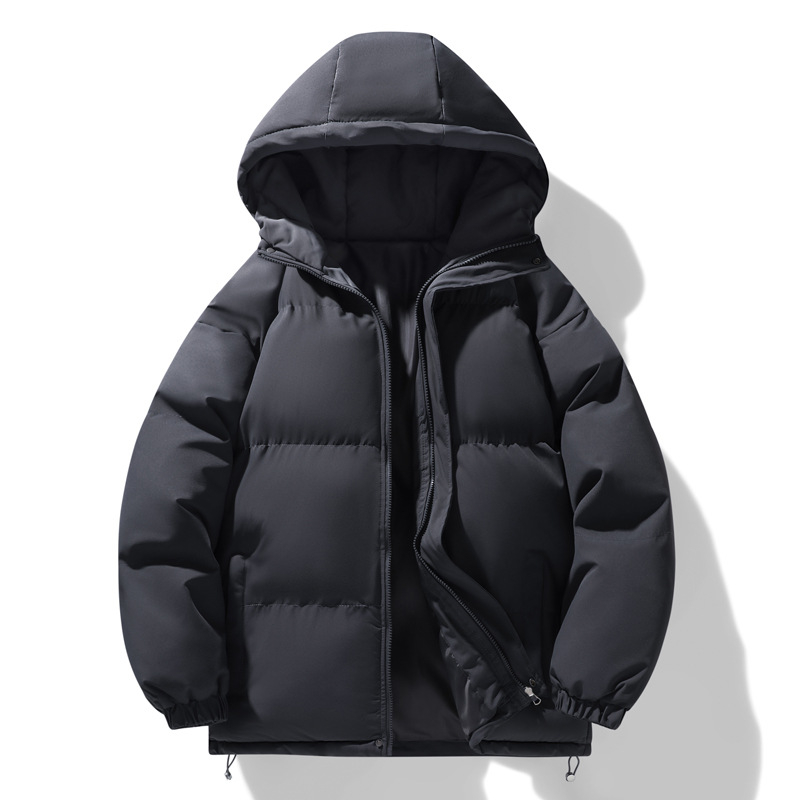 Chao Чисто ново стилно памучно подплатено палто за мъже, зимно удебелено топло памучно подплатено палто, костюм за хляб с качулка за двойки, памучно подплатено палто за младежи