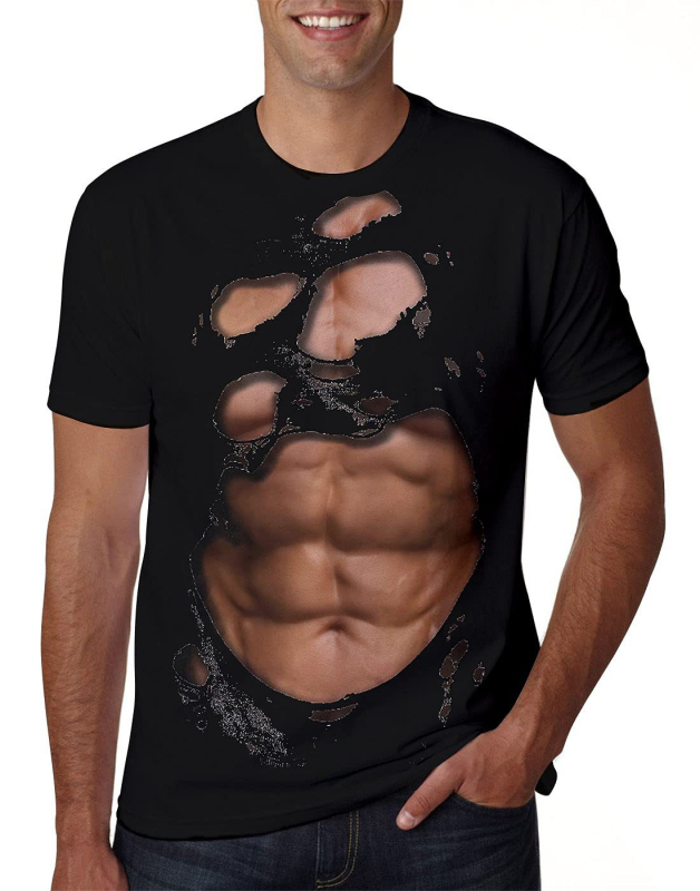 Tricou personalizat cu mânecă scurtă pentru bărbați și femei, imprimare 3D casual, pentru a cartografia produse noi personalizate, aprovizionare stabilă