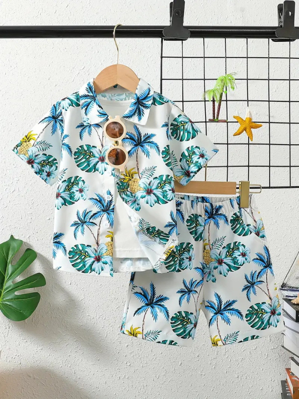 Tüdrukute revääriga lühikeste varrukatega särkülikond 2024 uus kevad- ja sügisene lääne stiilis suurtele lastele mõeldud kaheosaline ülikond RD02 RG01