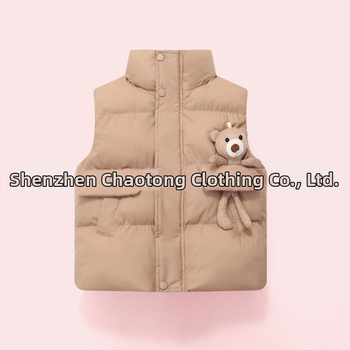 Παιδικό γιλέκο από βαμβάκι με πούπουλα, νέο στυλ, για αγόρια και κορίτσια, για την άνοιξη και το φθινόπωρο