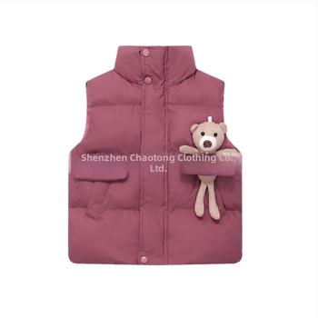 Παιδικό γιλέκο από βαμβάκι με πούπουλα, νέο στυλ, για αγόρια και κορίτσια, για την άνοιξη και το φθινόπωρο