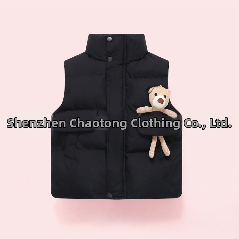 Παιδικό γιλέκο από βαμβάκι με πούπουλα, νέο στυλ, για αγόρια και κορίτσια, για την άνοιξη και το φθινόπωρο