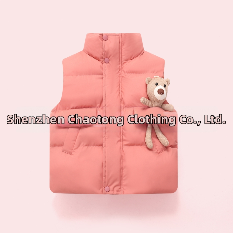 Παιδικό γιλέκο από βαμβάκι με πούπουλα, νέο στυλ, για αγόρια και κορίτσια, για την άνοιξη και το φθινόπωρο
