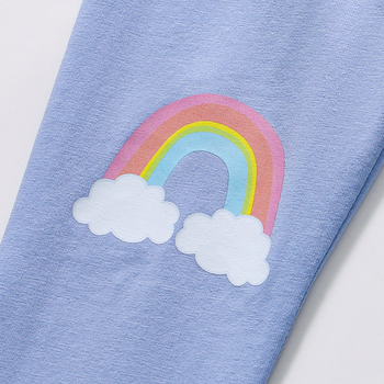 Μικρή μαέστρινα κοστούμι για κορίτσια από όλο τον κόσμο, καλοκαιρινά χαριτωμένα κορίτσια ουράνιου τόξου, δύο τεμαχίων, ευρωπαϊκά και αμερικανικά παιδικά ρούχα χονδρικής