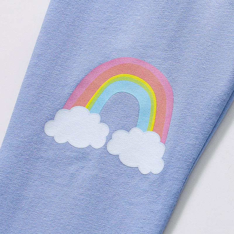 Little Maven cezhraničný dievčenský oblek letné roztomilé dúhové dievčatá dvojdielne európske a americké detské oblečenie veľkoobchod