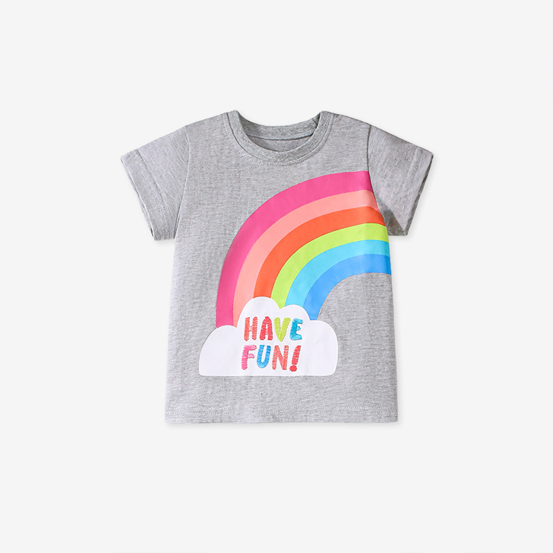 Little Maven cezhraničný dievčenský oblek letné roztomilé dúhové dievčatá dvojdielne európske a americké detské oblečenie veľkoobchod