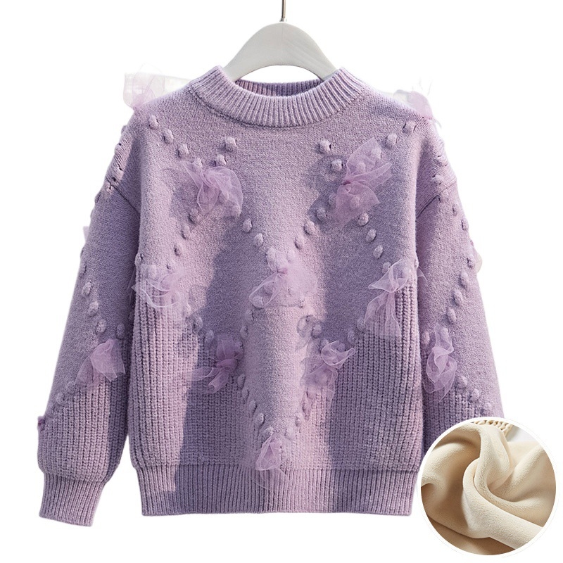 Tüdrukute kampsun printsessi stiilis talvel Moodne sügis- ja talvine lääne stiilis kampsun suurtele lastele Tüdrukute aluskihi kampsun Kampsun suurtele lastele