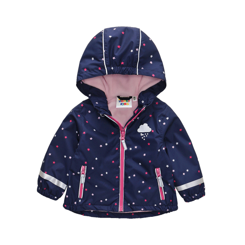 Tvornički direktno novi dječaci europske i američke kvalitete vjetrovka za proljeće i jesen tanki plus baršunasti kaput