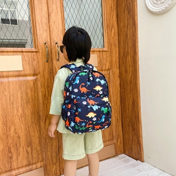 Pārrobežu ārējās tirdzniecības dzīvnieku dinozauru skolas soma zēniem un meitenēm bērnudārza mugursoma ceļojumu uzkodu mugursoma bērniem viegls