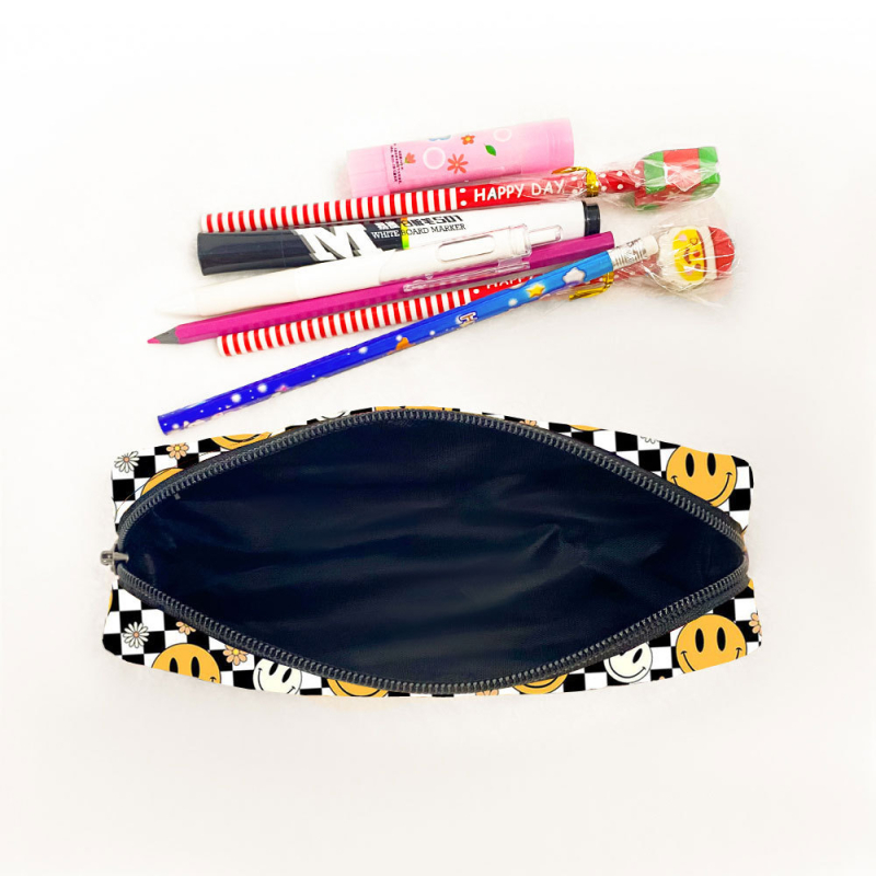 Naujas animacinio kosmoso piktadario cilindrinis pieštukų maišelis iš poliesterio, paprasto stiliaus, aukštos kokybės, didelės talpos vaikiškas raštinės reikmenų krepšys