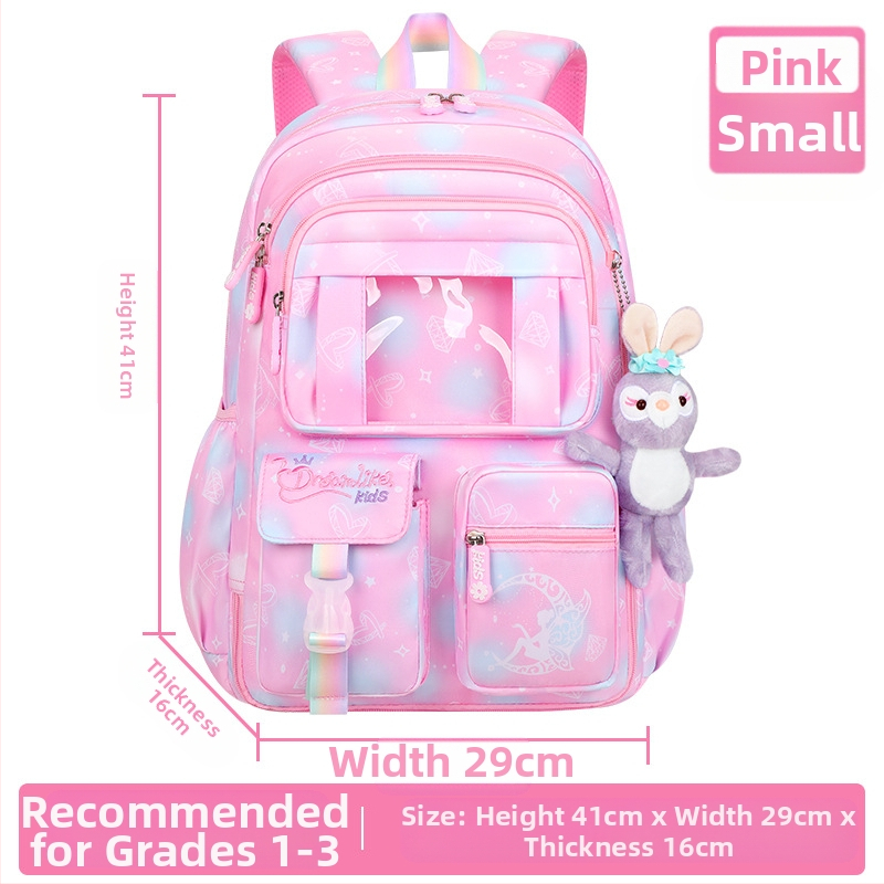 Uus koolikott algkooliõpilastele, naistele 1-6 klassile, kerge katuseharjakaitse ja kerge külmkapi avatud uksega Fantasy laste seljakott