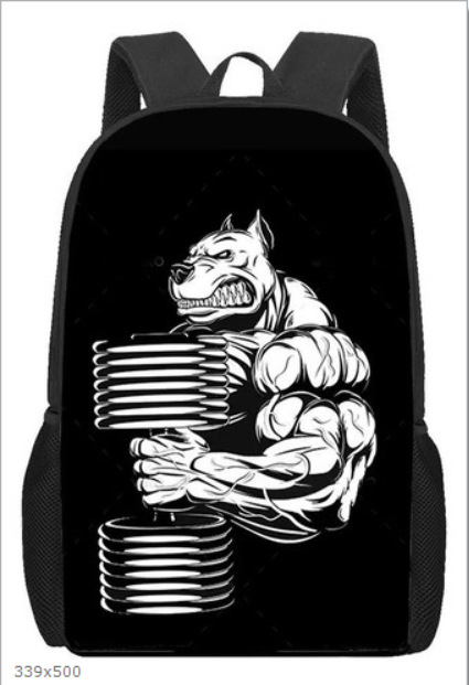 Трансгранична гореща разпродажба, 17-инчова детска раница с двоен рамен с щампа от захарен памук, голям капацитет, чанта за свободното време с щампа за ученици от началното училище