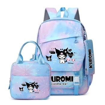 Sanrio uus algkooliõpilase koolikott, kerge ja koormust vähendav suure mahutavusega seljakott, õueseljakott esimesest kuuenda klassini