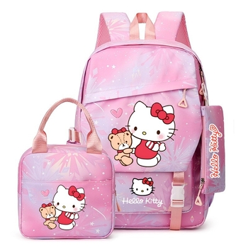 Sanrio uus algkooliõpilase koolikott, kerge ja koormust vähendav suure mahutavusega seljakott, õueseljakott esimesest kuuenda klassini