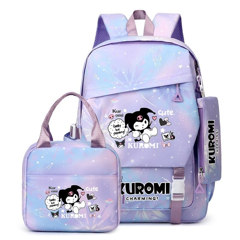 Noul ghiozdan pentru elevii de școală primară de la Sanrio, rucsac ușor și de mare capacitate, rucsac pentru exterior pentru clasele I-VI