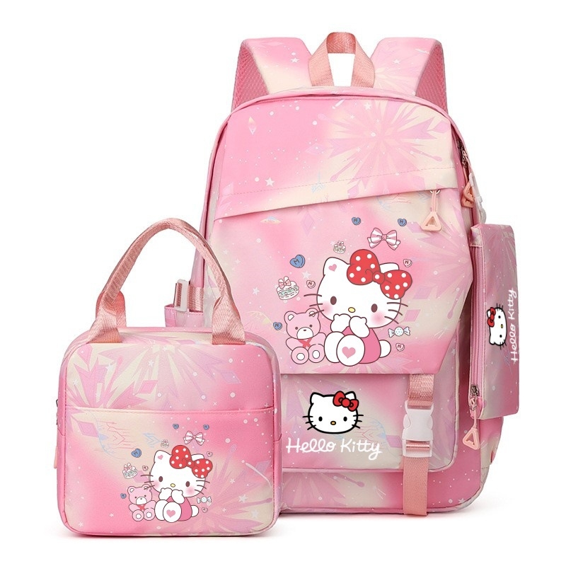 Sanrio uus algkooliõpilase koolikott, kerge ja koormust vähendav suure mahutavusega seljakott, õueseljakott esimesest kuuenda klassini