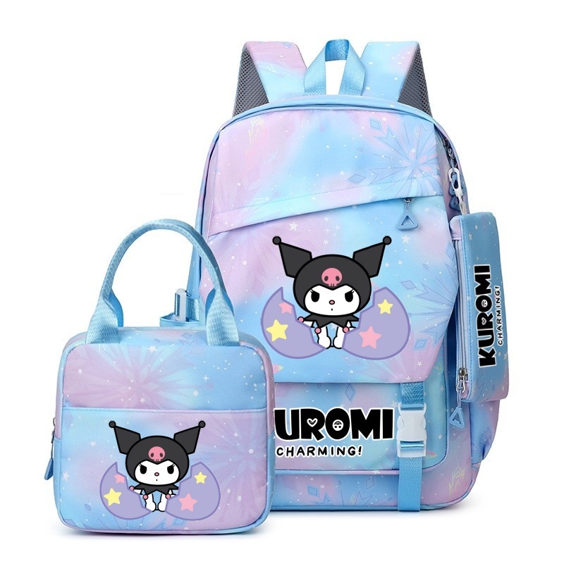 Sanrio uus algkooliõpilase koolikott, kerge ja koormust vähendav suure mahutavusega seljakott, õueseljakott esimesest kuuenda klassini