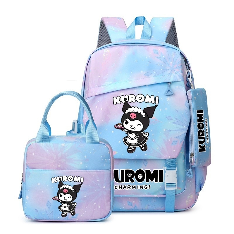 Sanrio uus algkooliõpilase koolikott, kerge ja koormust vähendav suure mahutavusega seljakott, õueseljakott esimesest kuuenda klassini
