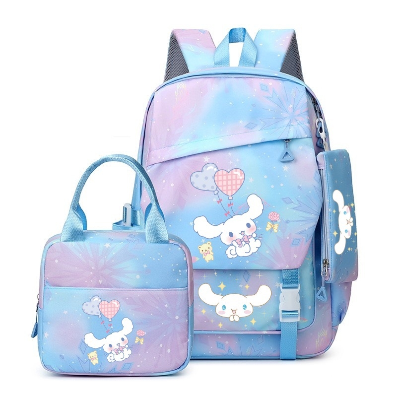 Sanrio uus algkooliõpilase koolikott, kerge ja koormust vähendav suure mahutavusega seljakott, õueseljakott esimesest kuuenda klassini