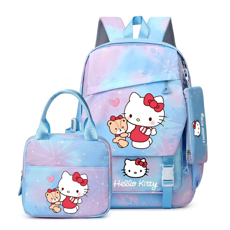 Sanrio uus algkooliõpilase koolikott, kerge ja koormust vähendav suure mahutavusega seljakott, õueseljakott esimesest kuuenda klassini